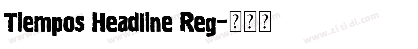 Tiempos Headline Reg字体转换